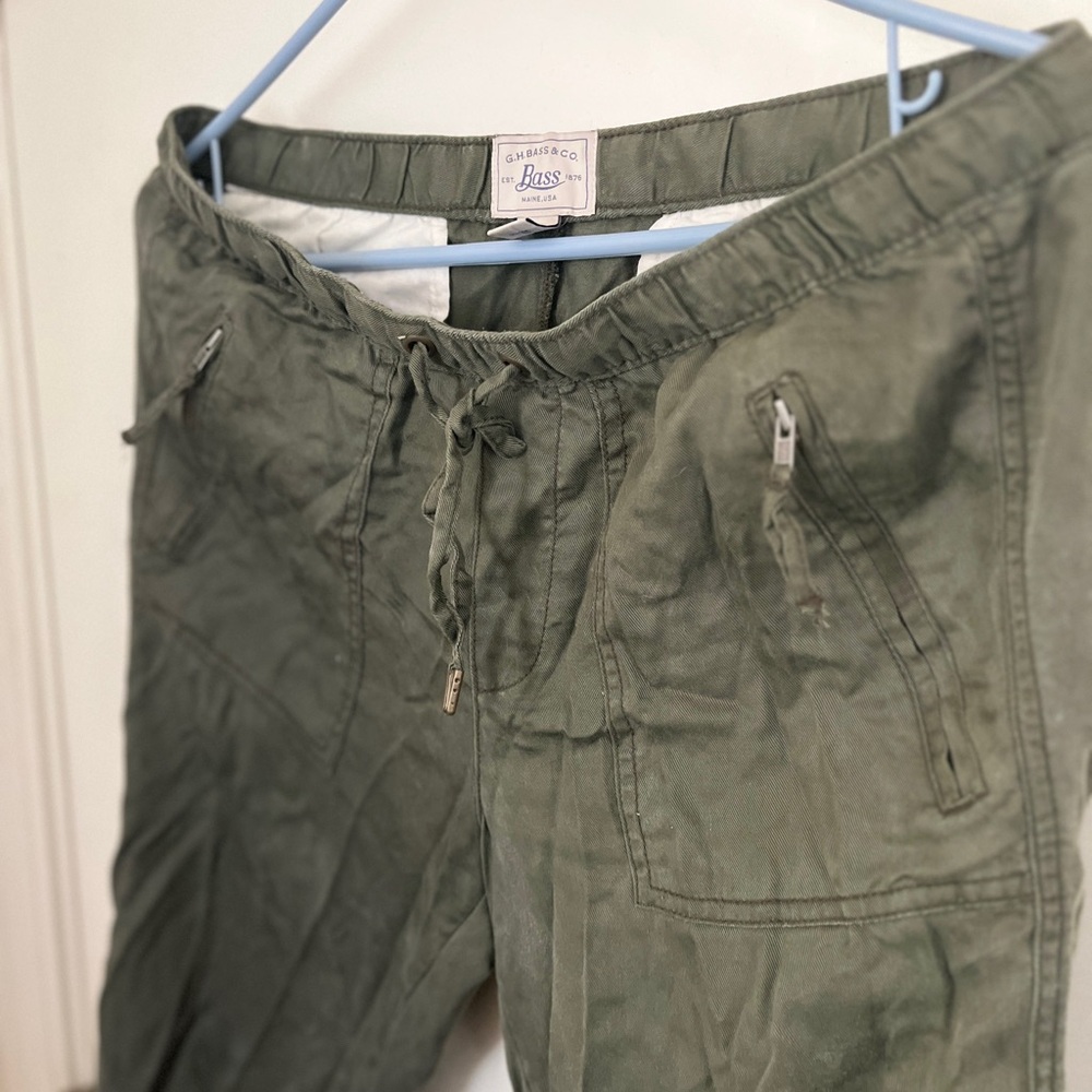 Bass Olive Green Casual Pants